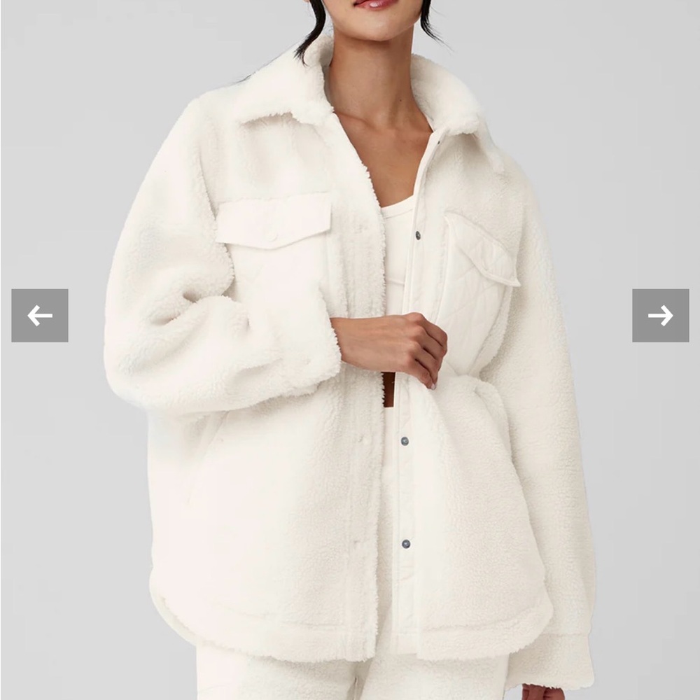 NWT ALO Yoga Sherpa edge jacket